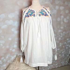 Aqua | Cotton Swim Cover-up Beach Dress